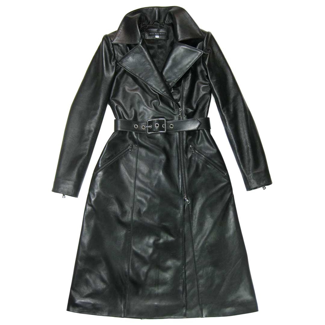 dietrich leather trench coat