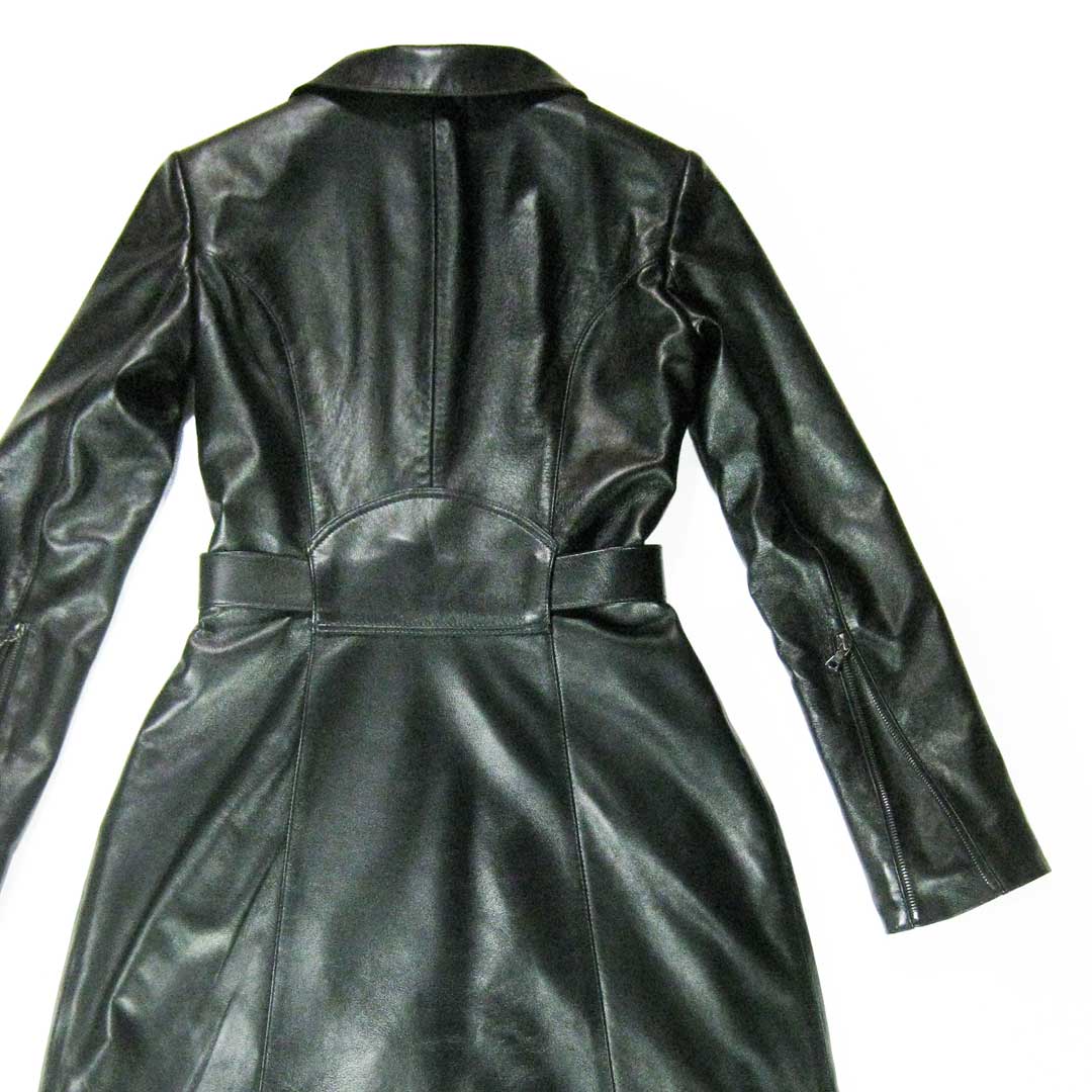Dietrich Leather Trench Coat